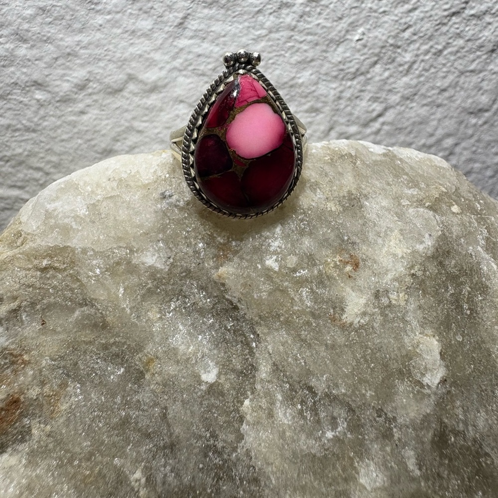 Red Dahlia TQ Ring